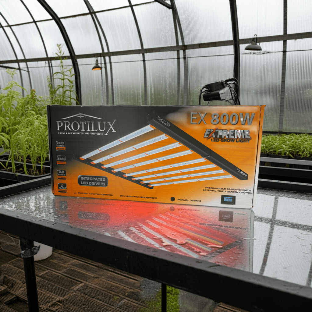 LED Grow Light 800W Protilux Extreme Full spectrum, 3360 diodes 2400 μmol/s - Progressive Growth Garden Supply
