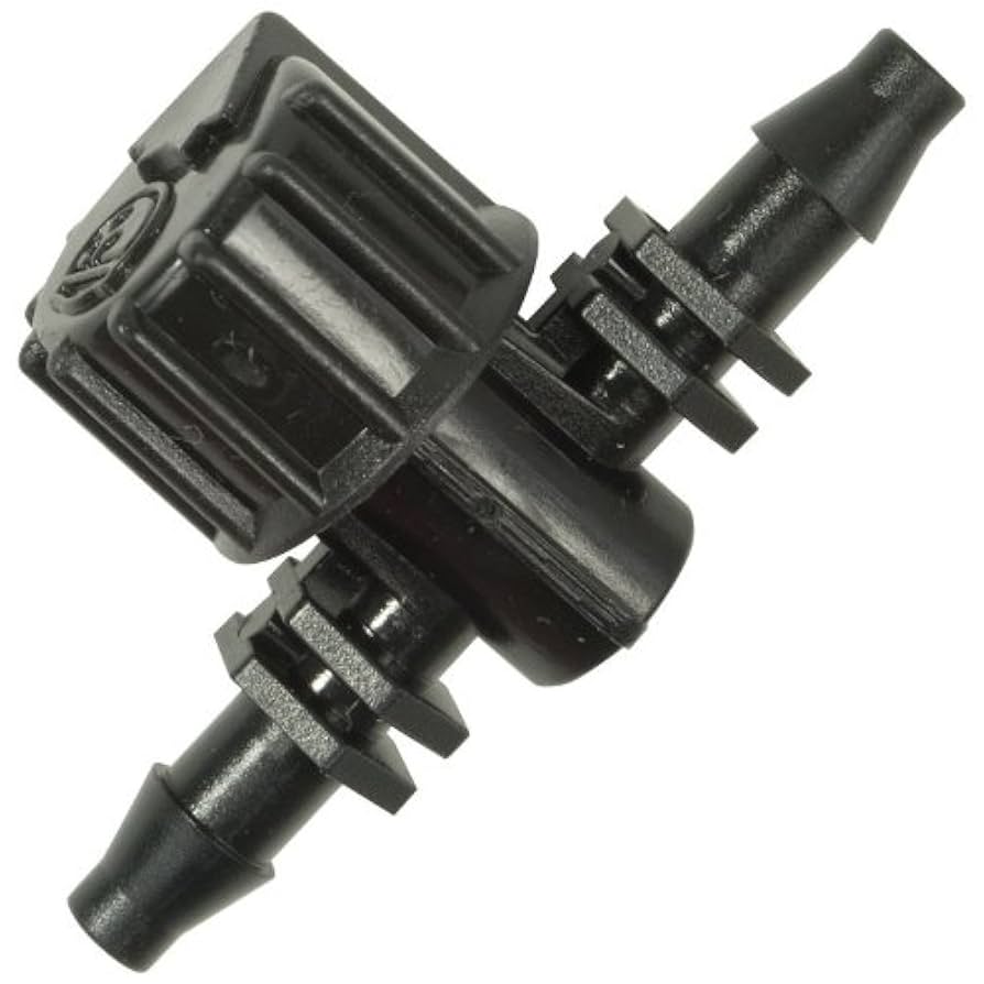 Micro - Flow Barbed Valve 1/4" 10 pack - Progressive Growth Garden Supply