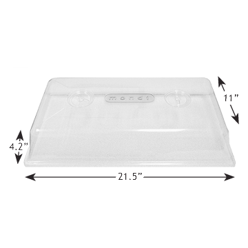 Mondi Humidity Dome Mini Greenhouse 7″ With Easy Vents - Progressive Growth Garden Supply