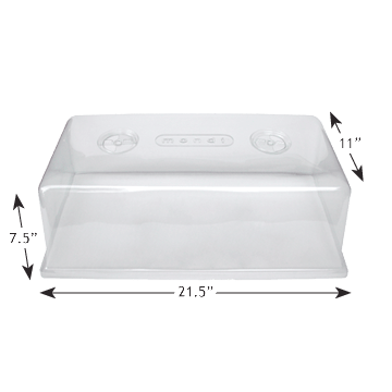 Mondi Humidity Dome Mini Greenhouse 7″ With Easy Vents - Progressive Growth Garden Supply