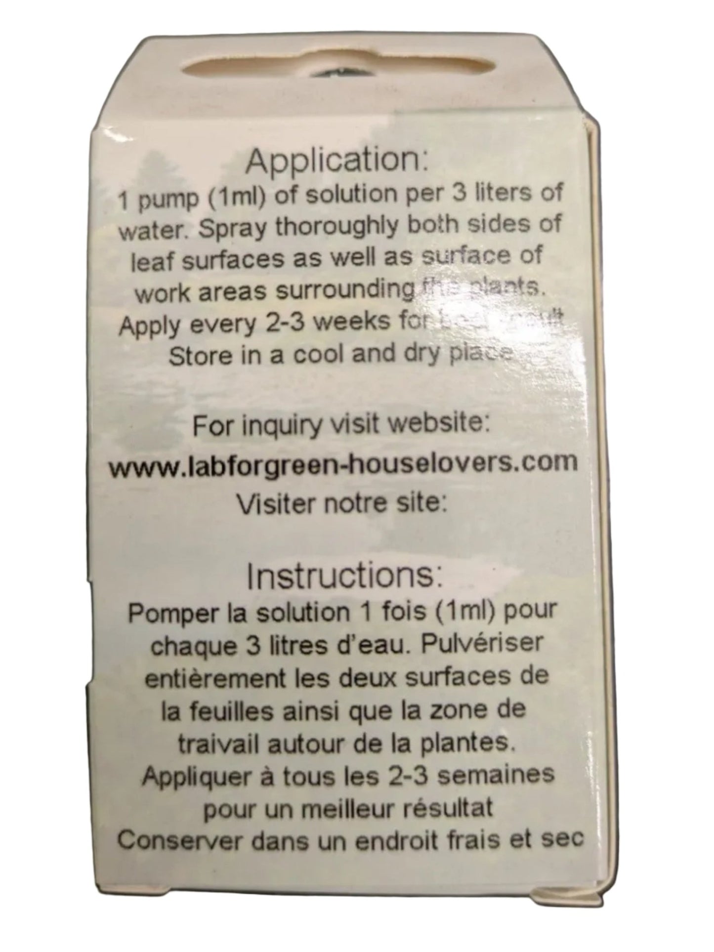 Natural Plant Wash 50 ml - Progressive Growth Garden Supply