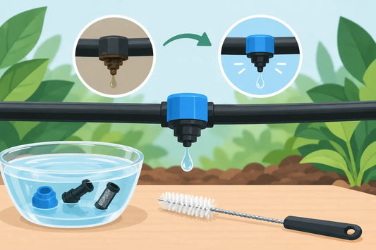 How to Clean Drip Emitters and Stop Clogs - Progressive Growth Garden Supply
