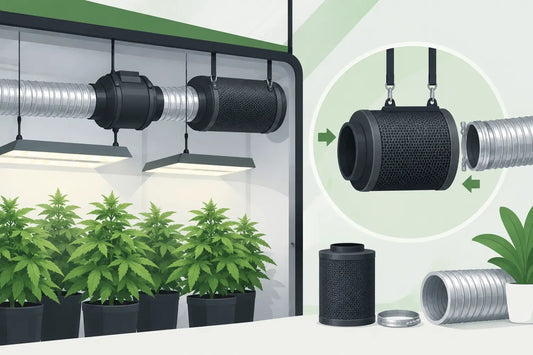 How to Install Carbon Filters in Grow Rooms - Progressive Growth Garden Supply