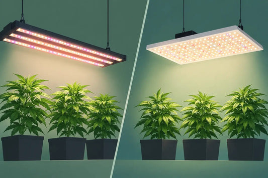 LED Bars Versus Quantum Boards for Growers - Progressive Growth Garden Supply