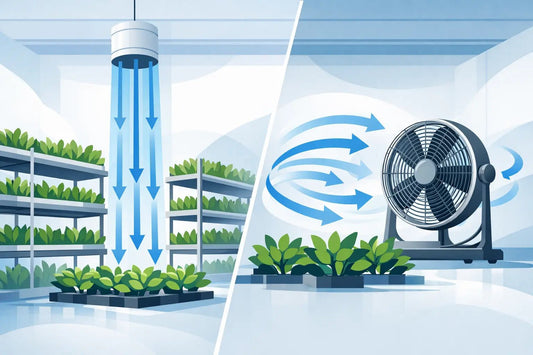 Vertical Airflow vs Traditional Circulation Fans - Progressive Growth Garden Supply