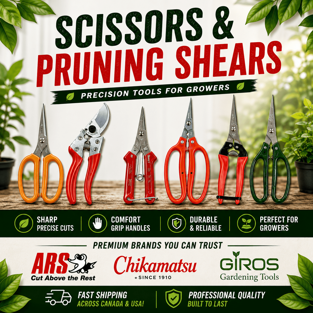 Scissors and pruning shears - Progressive Growth Garden Supply