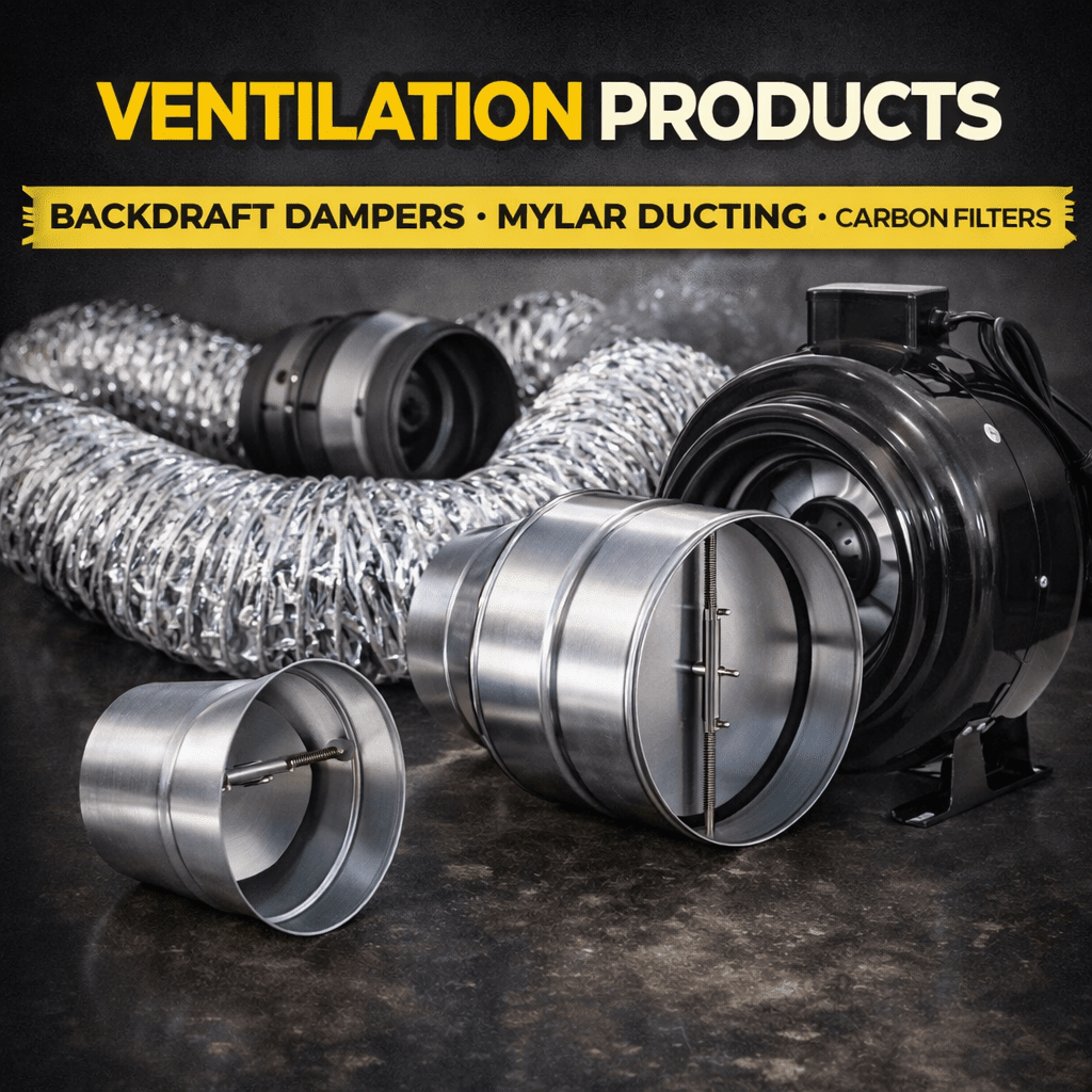 Ventilation Products, Ducting Fans & Accessories - Progressive Growth Garden Supply