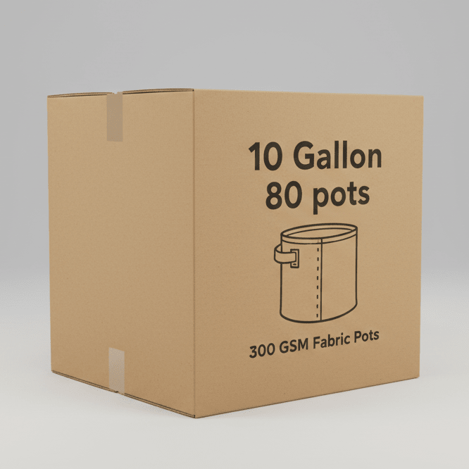 10 Gallon Fabric Grow Bags - Premium Fabric Pots with Handles - Progressive Growth Garden Supply
