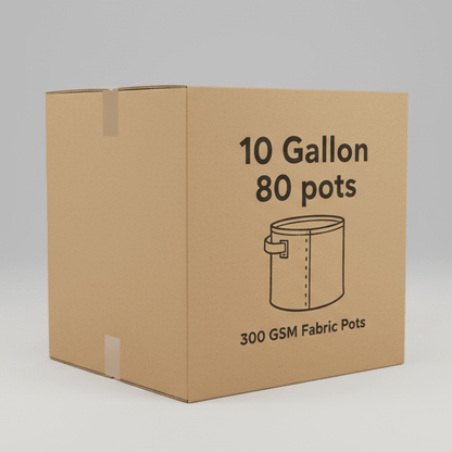 10 Gallon Fabric Grow Bags - Premium Fabric Pots with Handles - Progressive Growth Garden Supply