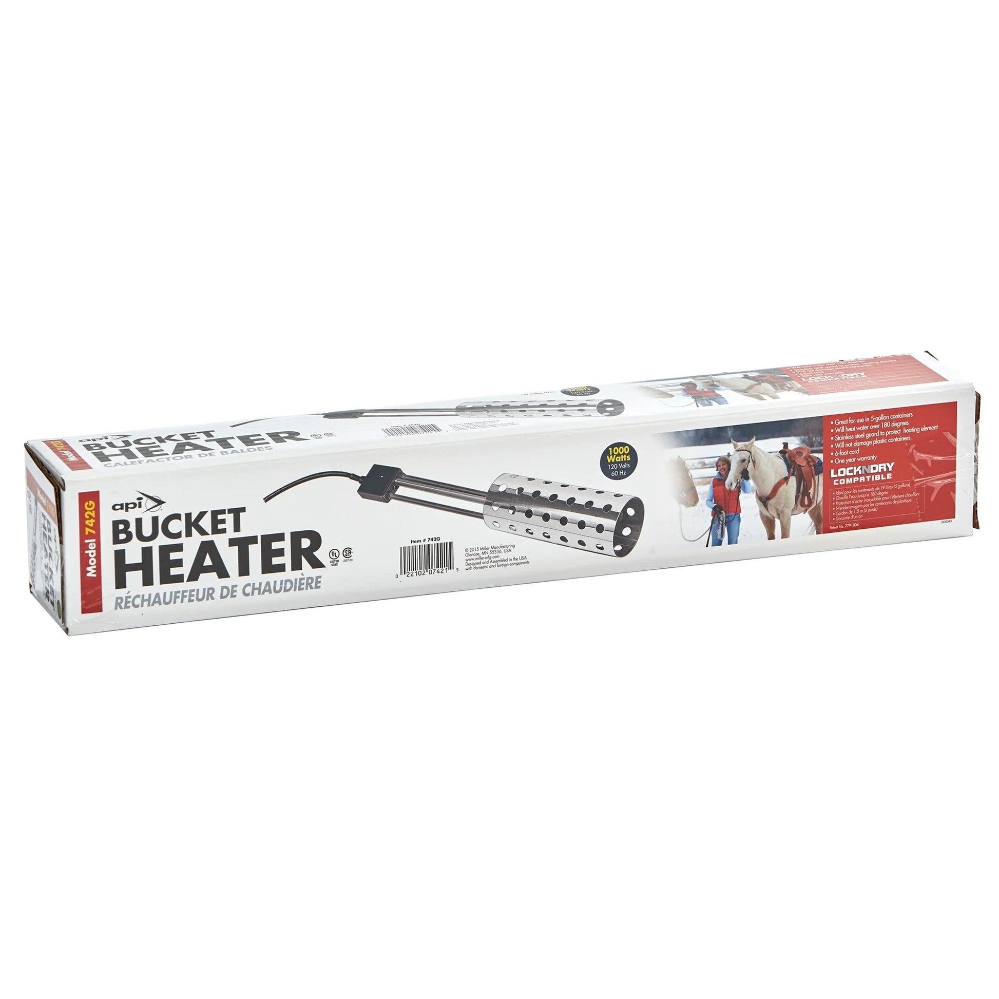 1000W Bucket Water Heater - Progressive Growth Garden Supply