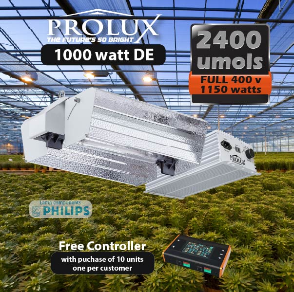 1000W DE HPS Grow Light Fixture - Progressive Growth Garden Supply