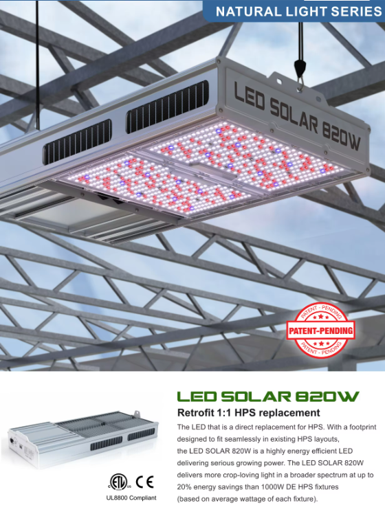 LED Grow Light 820 watt