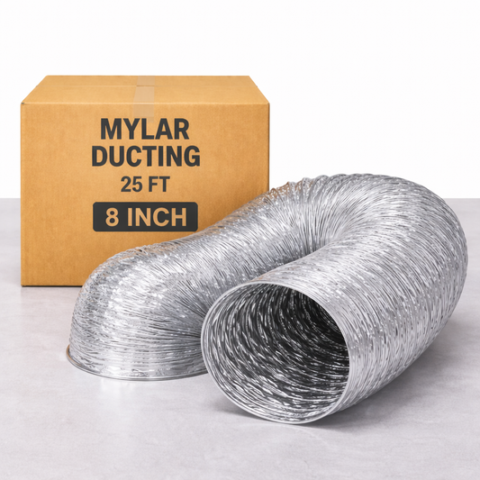 Ducting Mylar 8 inch 25' Box - Flexible Ventilation Duct