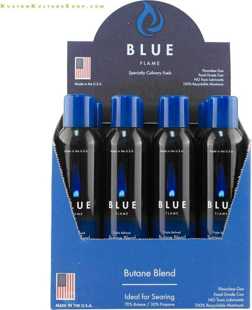 Triple Filtered Butane Blue Flame N-Butane Gas - Food-Grade Triple Refined Fuel | PG