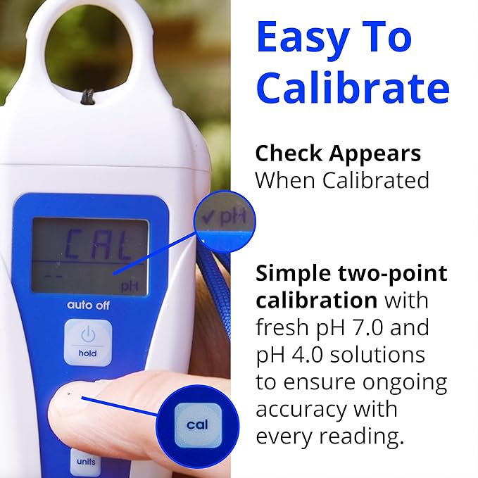 Bluelab pH Soil Pen - Waterproof Digital pH Meter - Progressive Growth Garden Supply