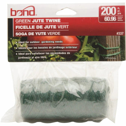 Bond Green Jute Twine (200ft Roll) - Progressive Growth Garden Supply