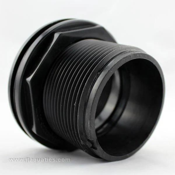 Bulkhead Fitting Standard Thread(2 Inch) Aquarium fitting - Progressive Growth Garden Supply