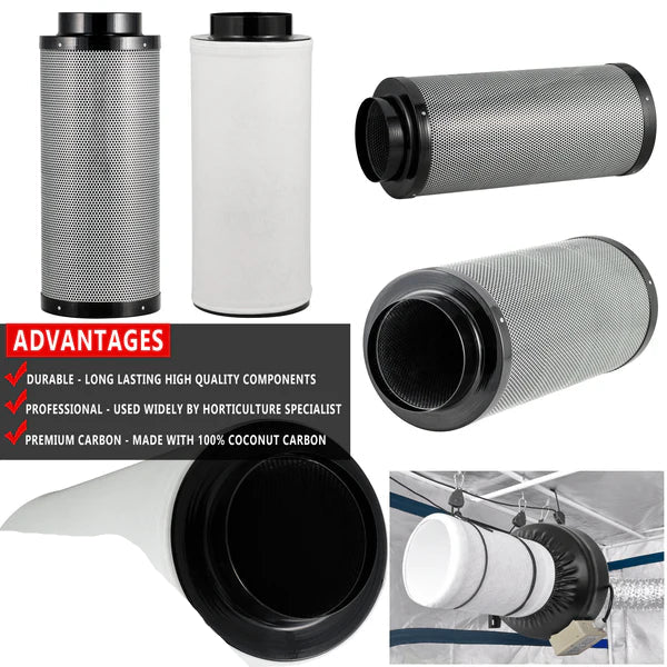 Carbon Filters - Coconut shell activated. - Progressive Growth