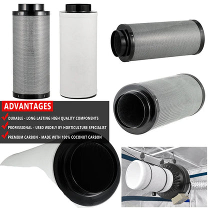 Carbon Filters - Coconut shell activated. - Progressive Growth