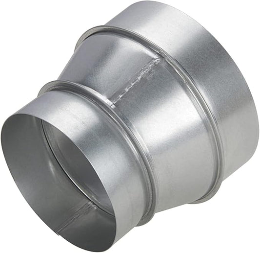 Duct Reducer - Heavy - Duty Galvanized Steel HVAC Adapter - Progressive Growth Garden Supply