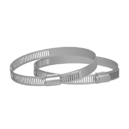 Duct Clamps 2-Pack - Stainless Steel Quick-Release Hose Clamps - Progressive Growth Garden Supply