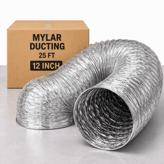 Ducting Mylar 25' Box - Flexible Ventilation Duct - Progressive Growth Garden Supply