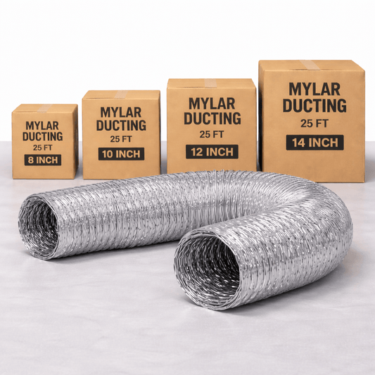 Ducting Mylar 25' Box - Flexible Ventilation Duct - Progressive Growth Garden Supply