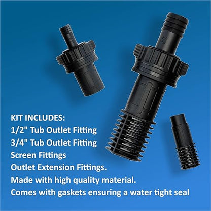 Ebb & Flow Fitting Kit for Flood and Drain Table - Progressive Growth Garden Supply