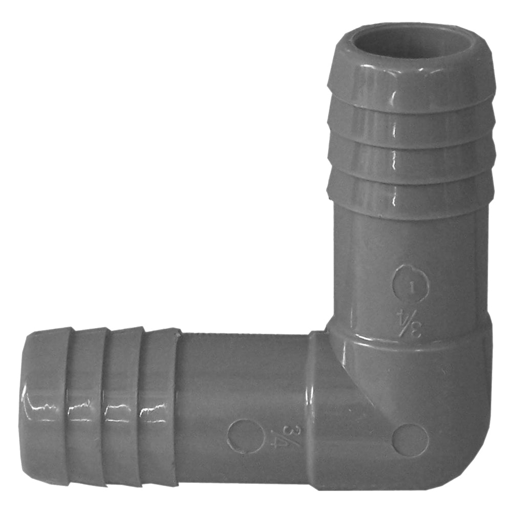 Elbow Insert Barb Fitting - irrigation - plumbing - Progressive Growth Garden Supply