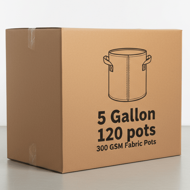 Fabric Pots 5 Gallon - Premium Planters with Handles -