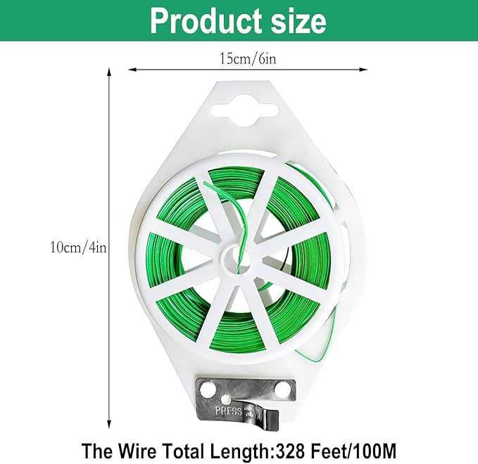 Garden Plant Twist Tie with cutter 100 m - Progressive Growth Garden Supply