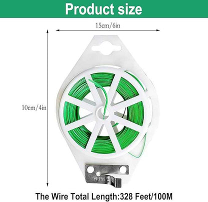 Garden Plant Twist Tie with cutter 100 m - Progressive Growth Garden Supply