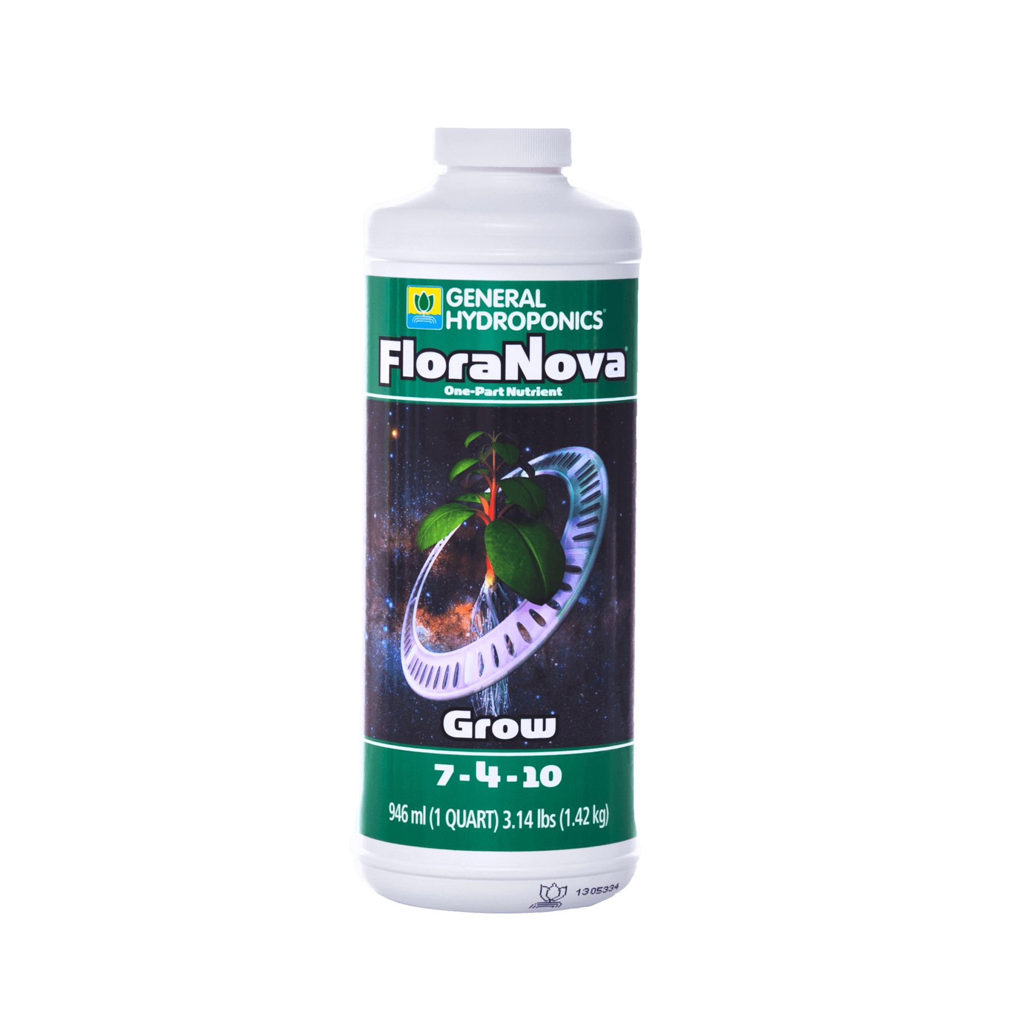 General Hydroponics FloraNova Grow Nutrient – Progressive Growth Garden ...