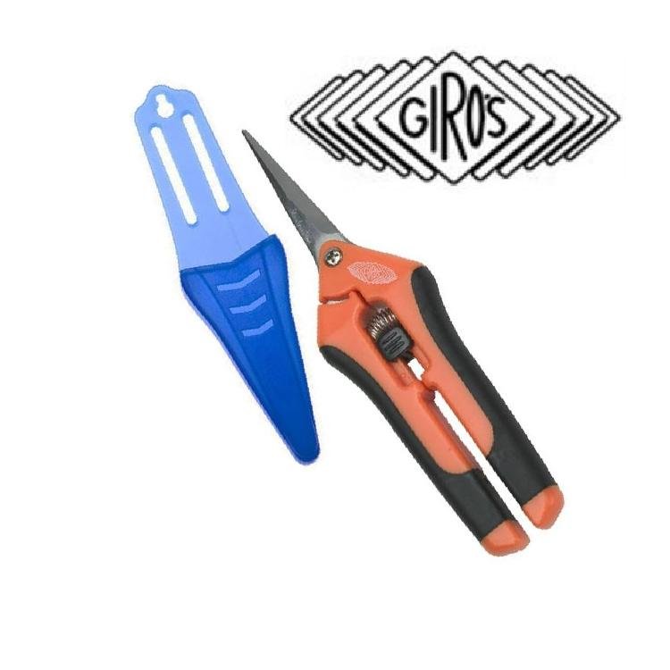 Giro's SEC - 1011 spring handle curved blade Scissors - Progressive Growth Garden Supply