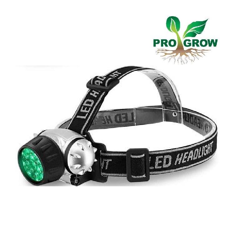 Green LED Headlamp - Progressive Growth Garden Supply