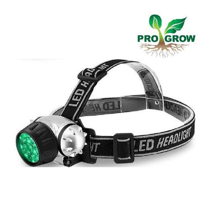 Green LED Headlamp - Progressive Growth Garden Supply