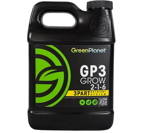 Green Planet GP3 Grow - Progressive Growth Garden Supply