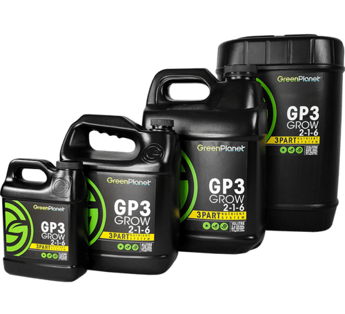Green Planet GP3 Grow - Progressive Growth Garden Supply