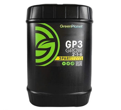 Green Planet GP3 Grow - Progressive Growth Garden Supply