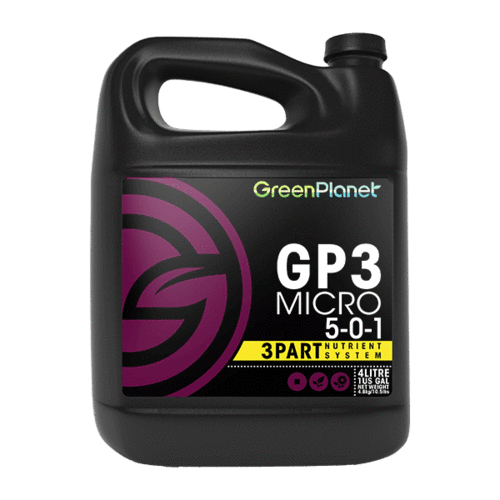 Green Planet GP3 Micro - Progressive Growth Garden Supply