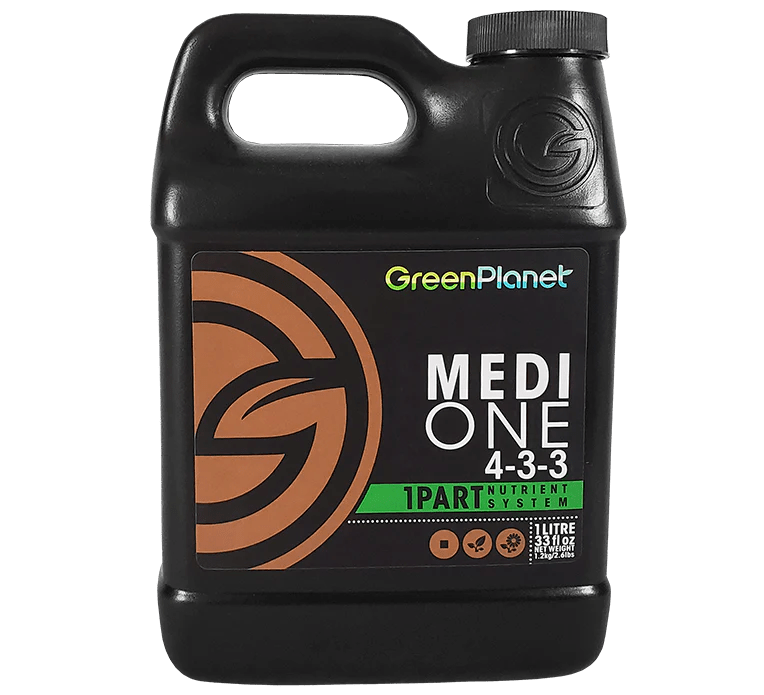 Green Planet Nutrients Medi One 4 - 3 - 3 - Progressive Growth Garden Supply