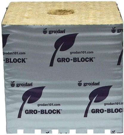 Grodan 6x6x6" Hugo Block Improved Grow Block - Progressive Growth Garden Supply