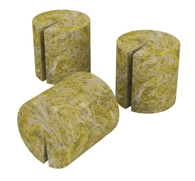 Grodan Rockwool Macro Plugs Round w/Slit - Progressive Growth Garden Supply
