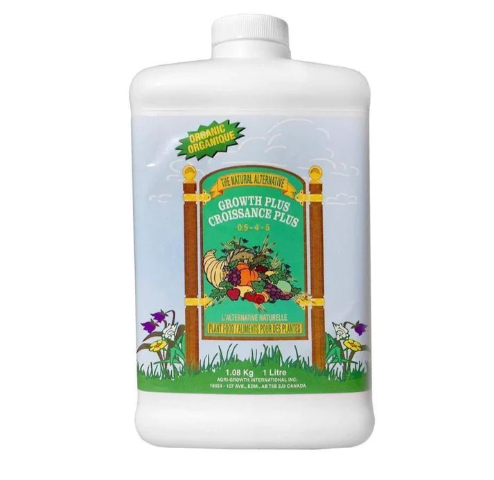 Growth Growth Plus (0.5 - 4 - 5) Agri - 1 liter - Progressive Growth Garden Supply