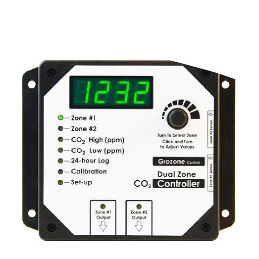 Grozone C02D Dual Zone Controller - Progressive Growth Garden Supply