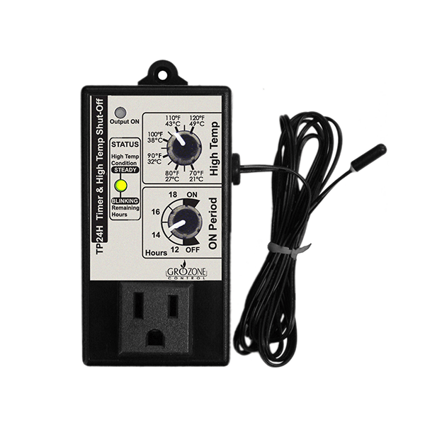 Grozone TP24h High Temp Safety Shut Off - Progressive Growth Garden Supply
