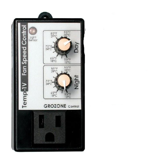Grozone TV1 Day/Night Fan Control - Progressive Growth Garden Supply