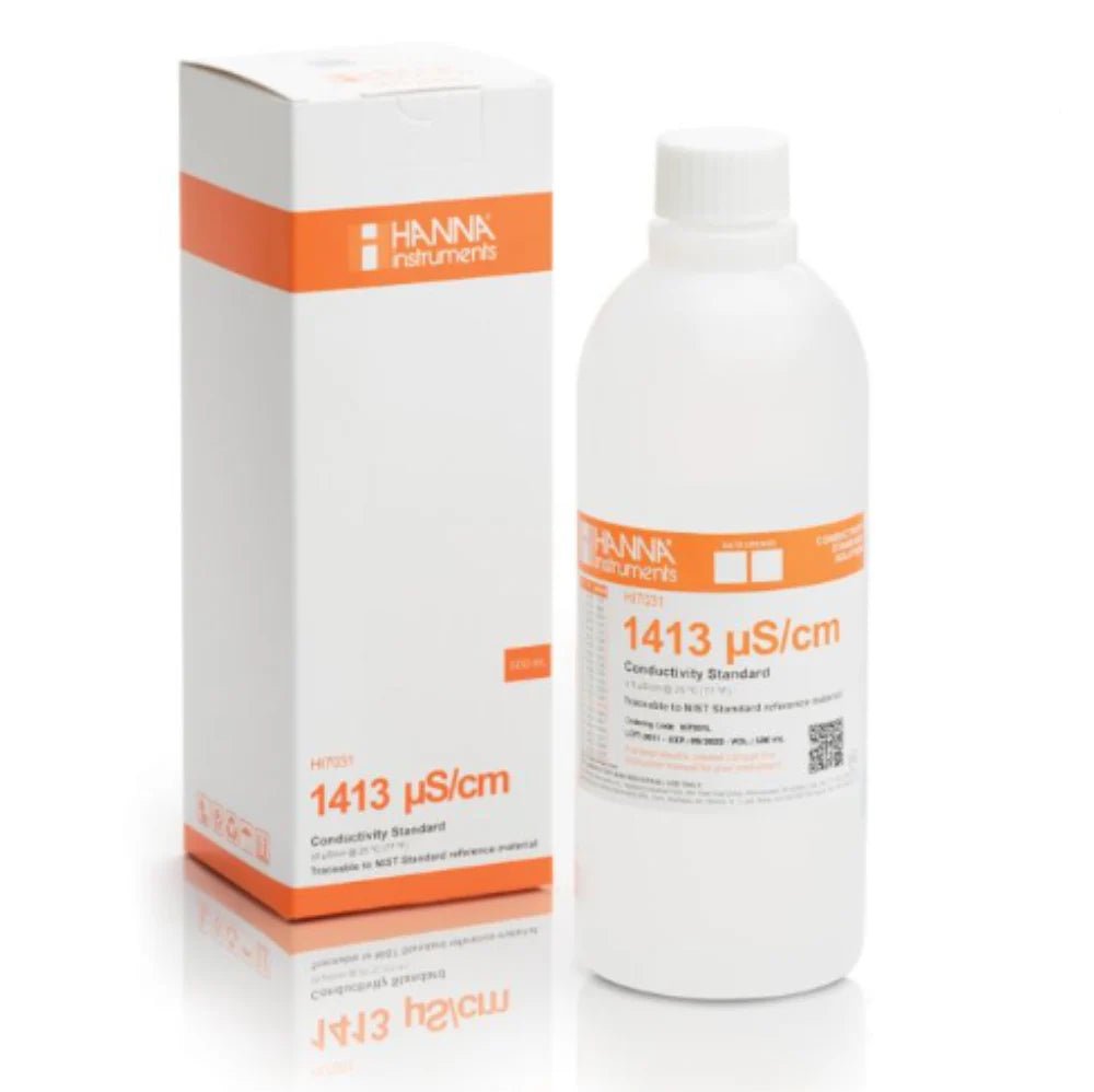 Hanna Instruments HI7031L 1413 µS/cm Conductivity Standard - Progressive Growth Garden Supply