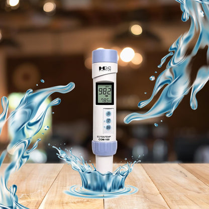 HM Digital COM - 100 EC/TDS Meter - Professional Water Tester - Progressive Growth Garden Supply