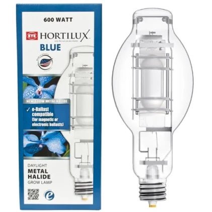 Hortilux Daylight Blue: 600 Watt Metal Halide Grow Light - Progressive Growth Garden Supply